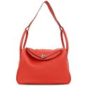 【未使用保管品】エルメス HERMES リンディ 34 2WAY ショルダー ハンドバッグ トリヨンクレマンス レザー Rouge tomato ルージュトマト...