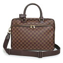 【未使用保管品】ルイ ヴィトン LOUIS VUITTON イカール 2WAY ショルダー ビジネス ハンドバッグ ブリーフケース ダミエ エベヌ ブラウン 茶...