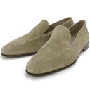 【未使用 展示品】マノロブラニク MANOLO BLAHNIK TRURO トゥルーロ スリッポン ローファー 靴 #8 26.5cm スウェード カーフスキン...