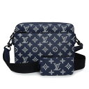 【新品・未使用品】ルイ ヴィトン LOUIS VUITTON トリオ メッセンジャー ショルダーバッグ 斜め掛け モノグラムシャドウ レザー ブルーマリーヌ 青...