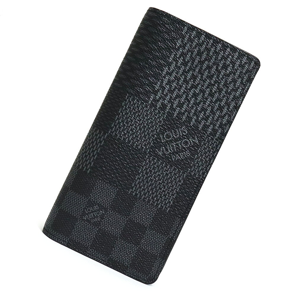 【新品・未使用品】ルイ ヴィトン LOUIS VUITTON ポルトフォイユ ブラザ NM 二つ折り長財布 ダミエグラフィット 3D ブラック 黒 シルバー金具 N60436 箱付のサムネイル