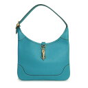 【中古】エルメス HERMES トリム 24 ワンショルダーバッグ シェーブル レザー Turquoise ターコイズ ブルー 青 ゴールド金具 □H刻印