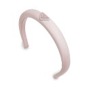 【新品・未使用品】プラダ PRADA トライアングル 三角 ロゴプレート Re-Nylon ヘッドバンド カチューシャ ヘアアクセサリー テスート ナイロン ピ...