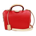 【未使用保管品】ルイ ヴィトン LOUIS VUITTON ドッグ BB 2way ショルダー ハンドバッグ 斜め掛け エピレザー コクリコ レッド 赤 ゴール...