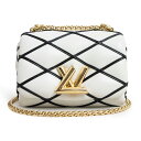 【未使用 展示品】ルイ ヴィトン LOUIS VUITTON PICO GO-14 マルタージュ LV ツイスト チェーン ショルダーバッグ 斜め掛け ラムスキ...