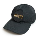 【未使用保管品】グッチ GUCCI ベースボール キャップ 帽子 Mサイズ 58CM GGキャンバス ブラック 黒 ゴールド金具 576253