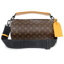 【新品・未使用品】ルイ ヴィトン LOUIS VUITTON ソフト ポロション MM 2WAY ショルダー ハンドバッグ 斜め掛け モノグラムマカサー サフラ...