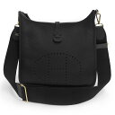 【未使用 展示品】エルメス HERMES エブリン エヴリン 3 トロワ 29 PM ショルダーバッグ 斜め掛け トリヨンクレマンス レザー ノワール ブラック...