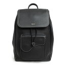 【未使用 展示品】ディオール Dior サドルフラップ バックパック リュック デイパック カーフスキン レザー ブラック 黒 シルバー金具 1ADBA041Y...