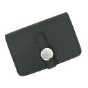 【新品・未使用品】エルメス HERMES ドゴン カードケース 名刺入れ 定期入れ パスケース コインケース 小銭入れ 財布 トゴ レザー グリミスティ グレー...
