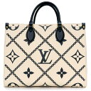 【未使用 展示品】ルイ ヴィトン LOUIS VUITTON オンザゴー MM 2WAY ショルダー トート ハンドバッグ モノグラムアンプラント グレインレザ...