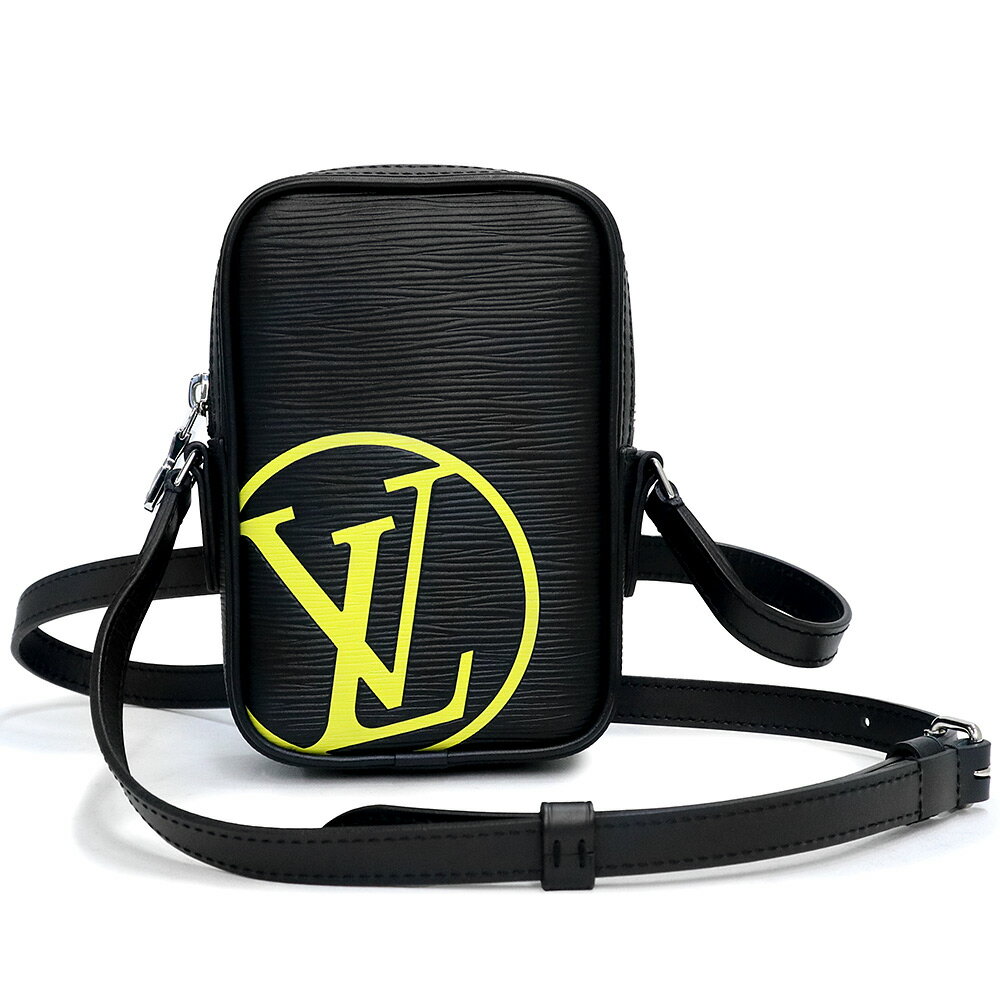 【未使用　展示品】ルイ ヴィトン LOUIS VUITTON ダヌーヴ ダヌーブ PM LV サークル ショルダーバッグ 斜め掛け エピレザー ノワール ブラック 黒 シルバー金具 M55120のサムネイル