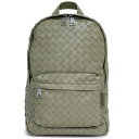 【未使用 展示品】ボッテガヴェネタ BOTTEGA VENETA スモール イントレチャート バックパック リュック デイパック カーフスキン レザー スウェー...
