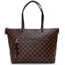 【未使用保管品】ルイ ヴィトン LOUIS VUITTON イエナ MM トートバッグ ダミエ ブラウン 茶 ゴールド金具 N41013
