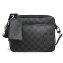【未使用 展示品】ルイ ヴィトン LOUIS VUITTON トリオ メッセンジャー ショルダーバッグ 斜め掛け ダミエグラフィット ブラック 黒 シルバー金具...