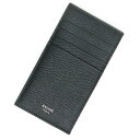 【新品・未使用品】セリーヌ CELINE コンパクト カードホルダー カードケース パスケース 名刺入れ 定期入れ グレインカーフレザー ダークグレー 10B6...