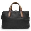 【中古】ベルルッティ Berluti モダニスト シリーズ ボストン ボストンバッグ ソフトカーフ ヴェネチアレザー ブラック ブラウン 黒 茶 シルバー金具