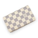 【新品・未使用品】ルイ ヴィトン LOUIS VUITTON ポルトフォイユ トレゾール 二つ折り財布 ダミエアズール ホワイト 白 ゴールド金具 N61744...