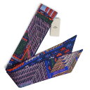 【新品・未使用品】エルメス HERMES ツイリー Pantin City パンタン シティ リボン スカーフ シルク100% ブルー ローズ ヴェール 青 箱...