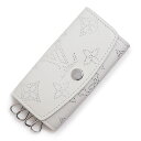 【新品・未使用品】ルイ ヴィトン LOUIS VUITTON 日本限定 ミュルティクレ 4 キーケース モノグラムマヒナ レザー ホワイト 白 シルバー金具 M...