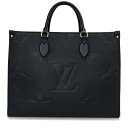 【未使用 展示品】ルイ ヴィトン LOUIS VUITTON オンザゴー MM 2WAY トート ハンドバッグ モノグラムアンプラント レザー ノワール ブラッ...