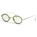 【美品】カネコオプティカル KANEKO OPTICAL 金子メタルシリーズ 度入り メガネ チタン ゴールド KM 77L 箱付