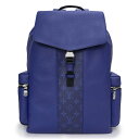 【新品・未使用品】ルイ ヴィトン LOUIS VUITTON タイガラマ リュック デイパック バックパック タイガ レザー モノグラム コバルト ブルー 青 ...