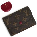 【新品・未使用品】ルイ ヴィトン LOUIS VUITTON ポルトフォイユ ロザリ コインケース 小銭入れ 財布 モノグラム ブラウン フューシャ 茶 ゴール...