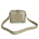【未使用 展示品】ボッテガヴェネタ BOTTEGA VENETA マキシイントレチャート カセット カメラバッグ ショルダーバッグ 斜め掛け カーフスキン レザ...