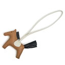 【新品・未使用品】エルメス HERMES ロデオ PM バッグチャーム アニューミロ ラムスキン レザー チャイ クレ ノワール ブラウン 茶 U刻印 箱付