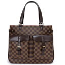 【未使用 展示品】ルイ ヴィトン LOUIS VUITTON ユゼス トート ハンドバッグ ダミエ ブラウン 茶 ゴールド金具 N51128