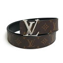 【未使用 展示品】ルイ ヴィトン LOUIS VUITTON LV イニシャル 40MM リバーシブル ベルト 100CM モノグラム カーフスキン レザー ブ...
