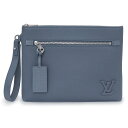 【未使用 展示品】ルイ ヴィトン LOUIS VUITTON テイクオフ ポーチ LV テイク オフ ポーチ アエログラム セカンド クラッチバッグ カウハイド...