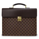 【美品】ルイ ヴィトン LOUIS VUITTON アルトナ PM ブリーフケース ハンドバッグ 書籍鞄 ビジネスバッグ ダミエ ブラウン 茶 ゴールド金具 N...