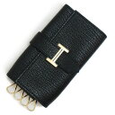【新品・未使用品】エルメス HERMES ベアン 4連 キーケース シェブル シェーブルミゾール レザー ノワール ブラック 黒 ゴールド金具 W刻印 箱付
