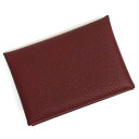 【新品・未使用品】エルメス HERMES カルヴィ デュオ コンパクト カードケース パスケース コインケース 名刺入れ 定期入れ 小銭入れ 財布 シェブル シ...