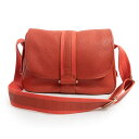 【美品】エルメス HERMES ブールラング ショルダーバッグ 斜め掛け トリヨンクレマンス レザー ローズジャイプール レッド 赤 ゴールド金具 □Q刻印
