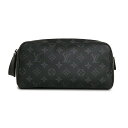 【未使用保管品】ルイ ヴィトン LOUIS VUITTON ドップ キット トラベルポーチ セカンドバッグ モノグラムエクリプス ブラック 黒 シルバー金具 M...