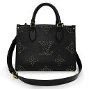 【未使用 展示品】ルイ ヴィトン LOUIS VUITTON オンザゴー PM スタッズ 2way ショルダー ハンドバッグ 斜め掛け モノグラムアンプラント ...