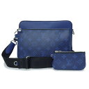【未使用 展示品】ルイ ヴィトン LOUIS VUITTON トリオ メッセンジャー ショルダーバッグ 斜め掛け モノグラム タイガ ラマ レザー コバルトブル...