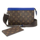 【未使用 展示品】ルイ ヴィトン LOUIS VUITTON ガストン ウェアラブル ウォレット ショルダーバッグ 斜め掛け モノグラムマカサー レザー アンデ...