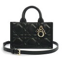 【未使用 展示品】クリスチャンディオール Christian Dior Book Tote ブック トート 2WAY ショルダー ハンドバッグ 斜め掛け マクロカナージュ カーフスキン レザー ブラック 黒 ゴールド金具 S5573OWHP 箱付