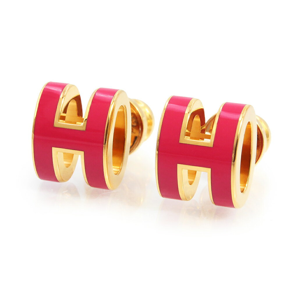 【HERMES】ポップHピアス/ローズエグランタイン/ゴールド金具 楽天市場】エルメス pop h(ピアス|レディースジュエリー