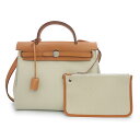 【未使用 展示品】エルメス HERMES エールバッグ ジップ 31 PM 2way ショルダー ハンドバッグ 斜め掛け ヴァッシュハンター レザー トワルミリ...