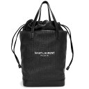 【美品】サンローランパリ SAINT LAURENT PARIS TEDDY テディ トート ハンドバッグ RAFIA ラフィア カーフスキン レザー ブラック 黒 シルバー金具 551595
