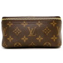 【新品・未使用品】ルイ ヴィトン LOUIS VUITTON キューブ ドゥ ランジュモン PM トラベルポーチ モノグラム ヌメ革 レザー ブラウン ゴールド...