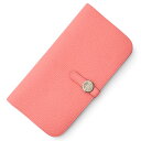 【新品・未使用品】エルメス HERMES ドゴン ロング レクトヴェルソ 二つ折り長財布 トゴ レザー ローズキャンディ ピンク シルバー金具 T刻印