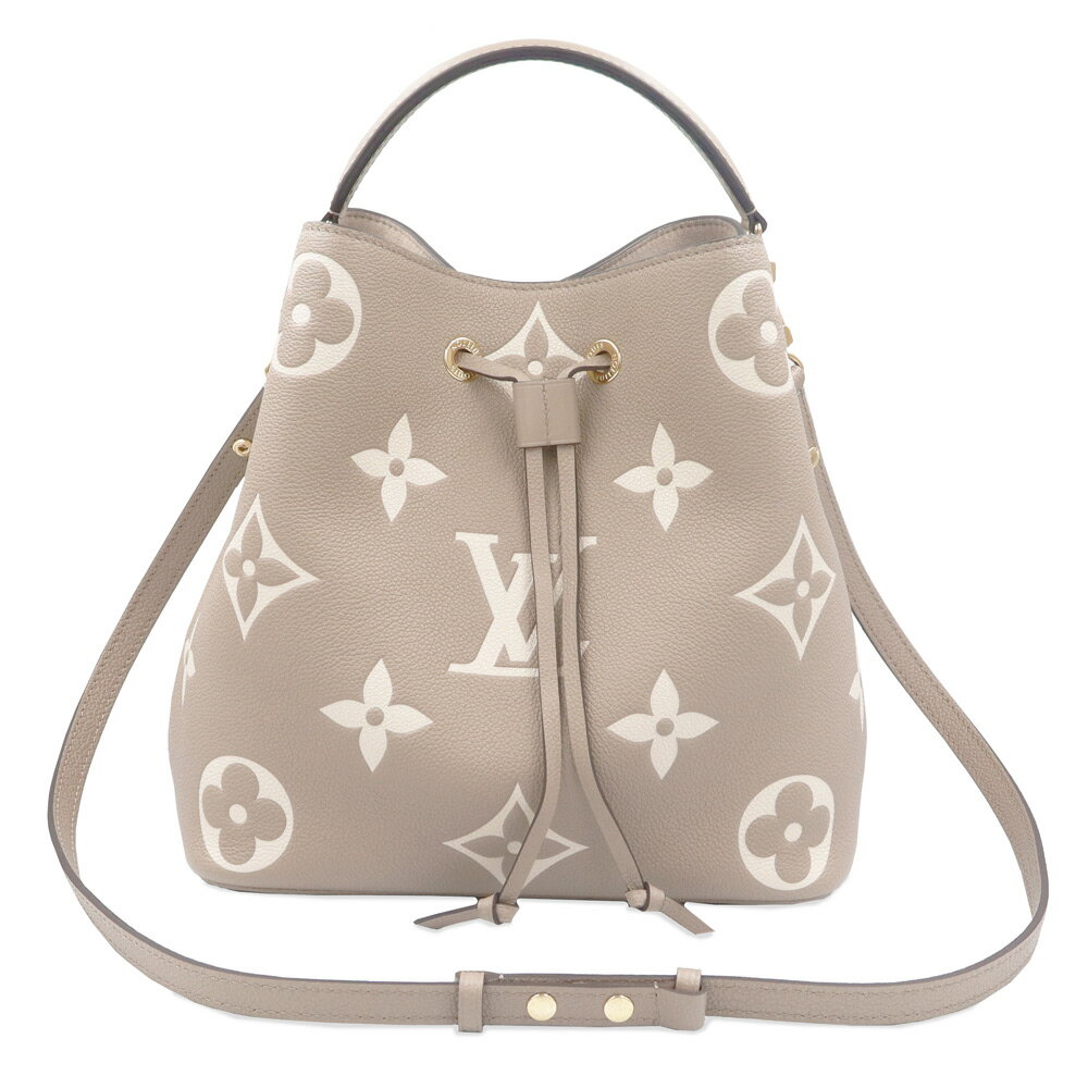 【新品・未使用品】ルイ ヴィトン LOUIS VUITTON ネオノエ MM 2Way ショルダー 斜め掛け ハンドバッグ バイカラー モノグラムアンプラント レザー トゥルトレール クレーム ベージュ ゴールド金具 M45555のサムネイル