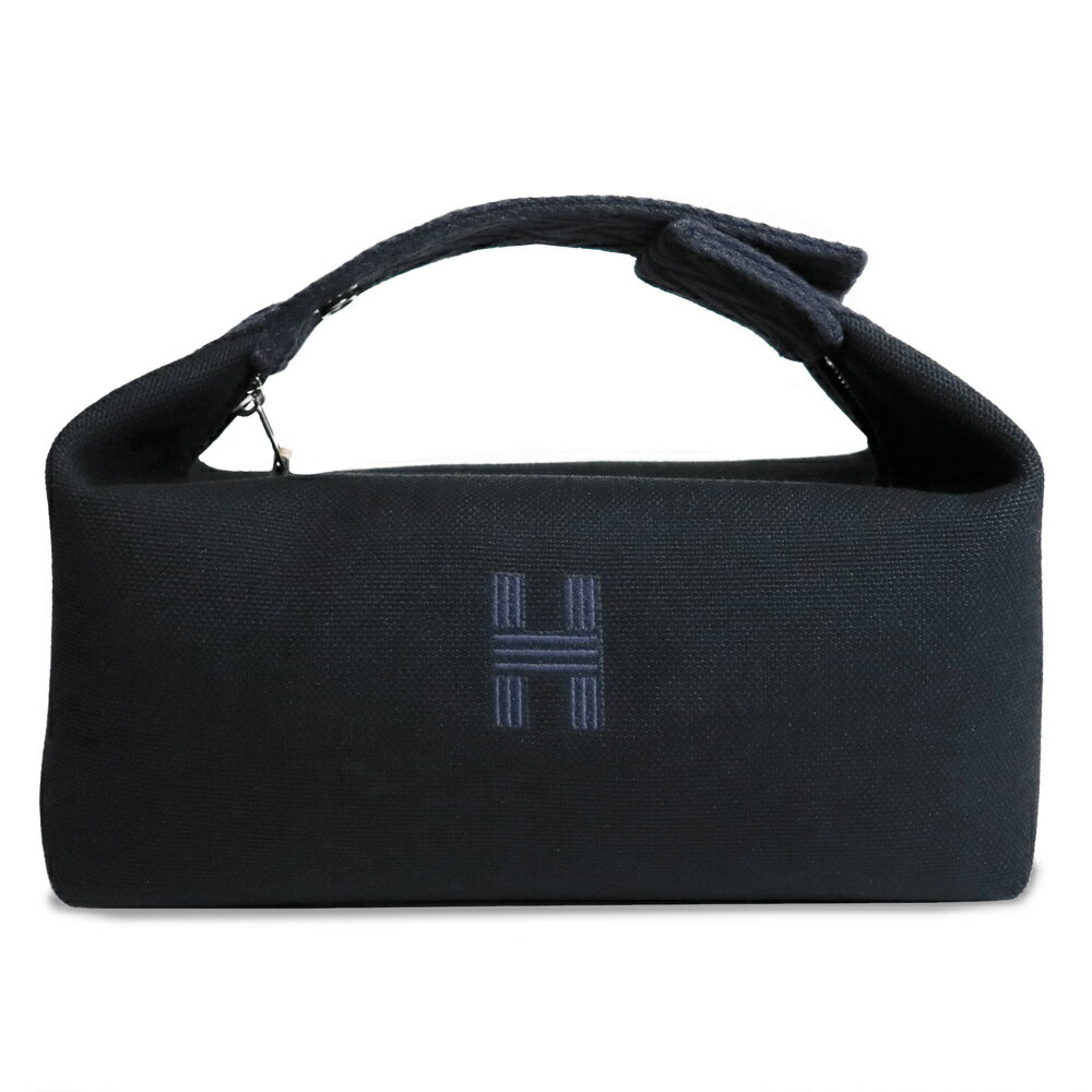 （未使用　展示品）エルメス HERMES ブリッド ア ブラック PM バニティ ポーチ セカンド ハンドバッグ ..
