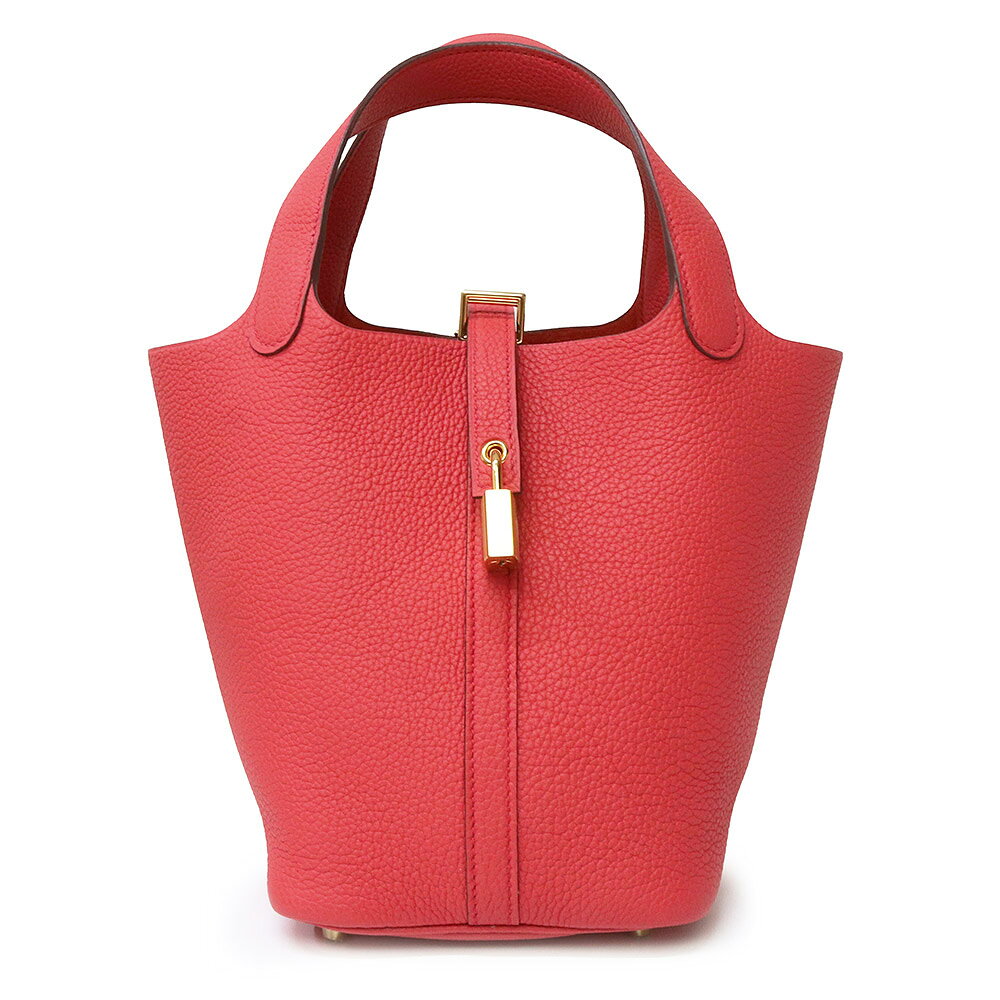 【未使用　展示品】エルメス HERMES ピコタンロック 18 PM ハンドバッグ トリヨンクレマンス レザー ローズジャイプール ピンク ゴールド金具 B刻印のサムネイル
